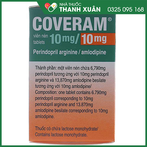 Thuốc Coveram 10mg/10mg chỉ định tăng huyết áp